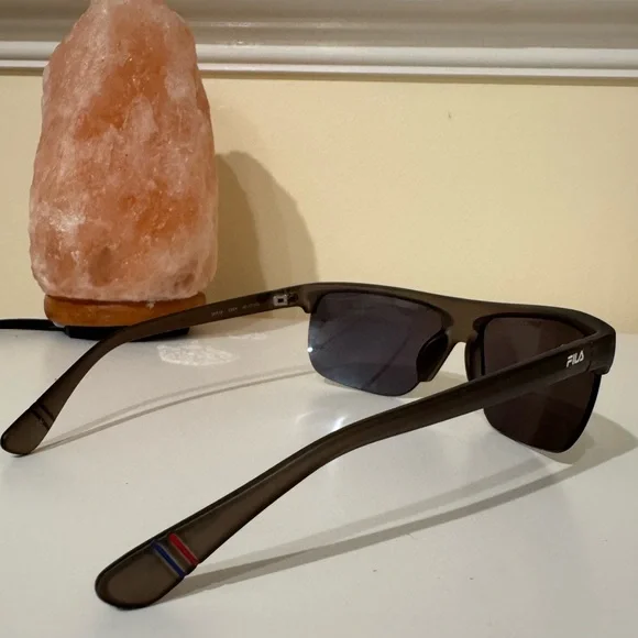 Men's FILA Sport Sunglasses with Blue Lenses